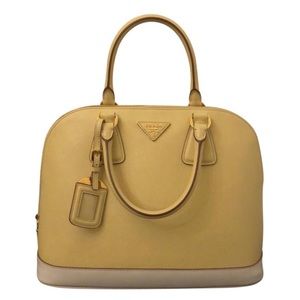 Bicolor Promenade Round Dome Tote Bag BL847B